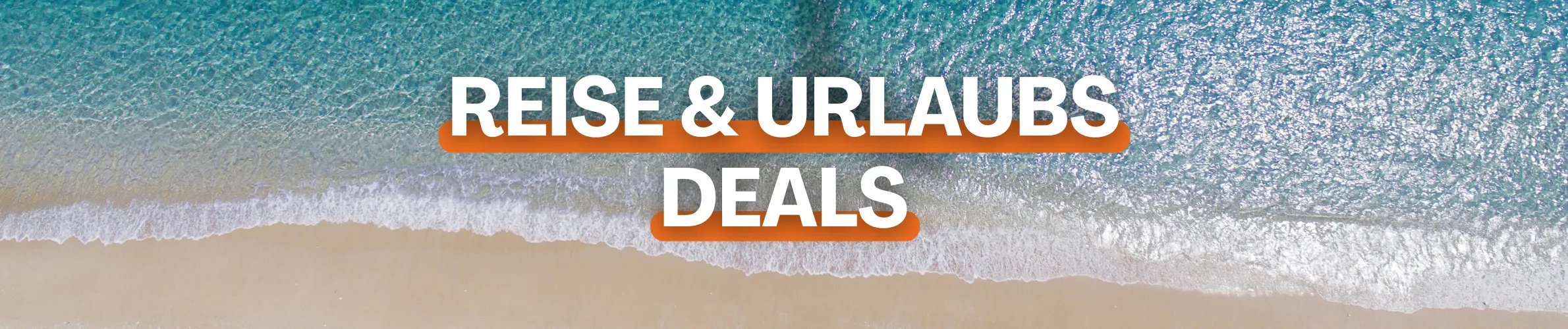 Meer und Sand von oben gesehen