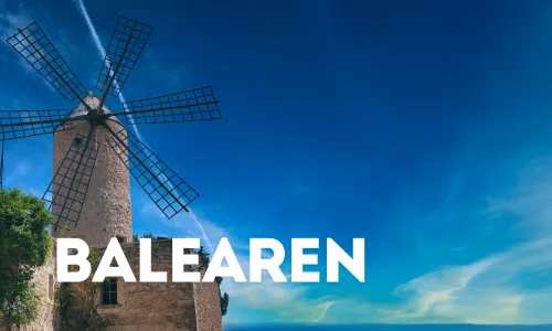 Windrad auf den Balearen