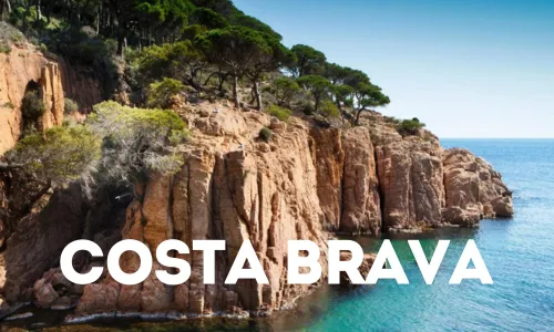 Küste an der Costa Brava