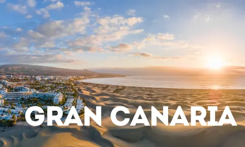 Maspalomas von oben gesehen