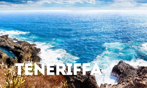 Felsen am Meer von Teneriffa