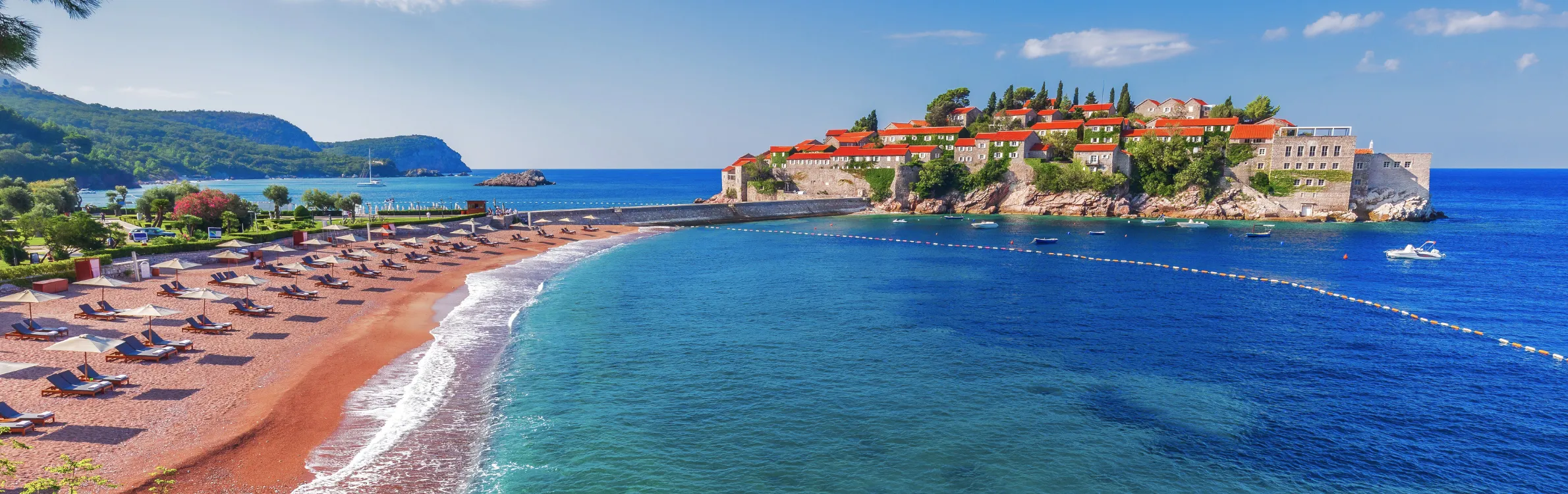 Strand in Montenegro