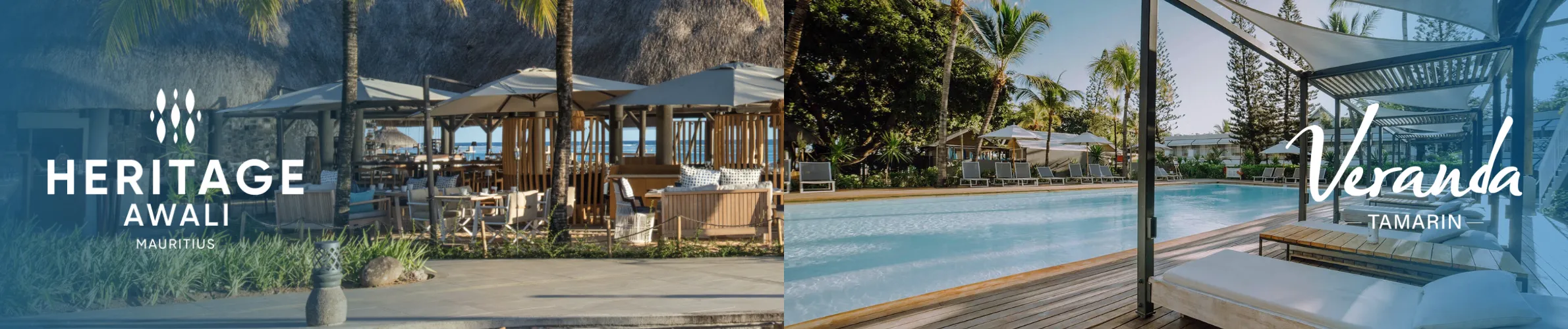 Zwei Luxushotels nebeneinander