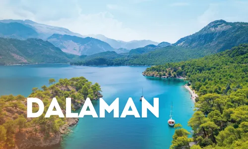 Küste und Buchten in Dalaman