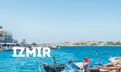 Boote am Hafen von Izmir