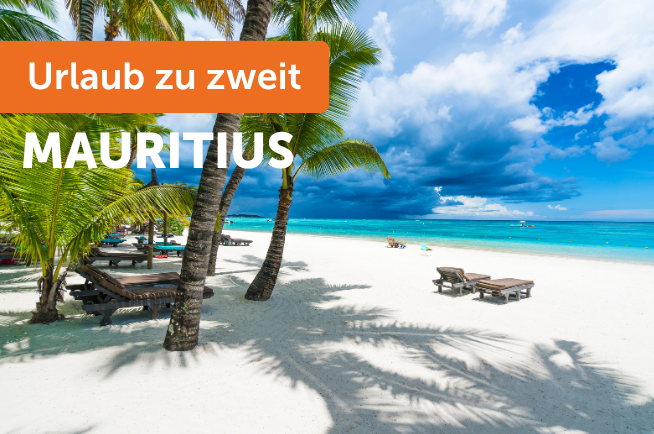 Strand auf Mauritius