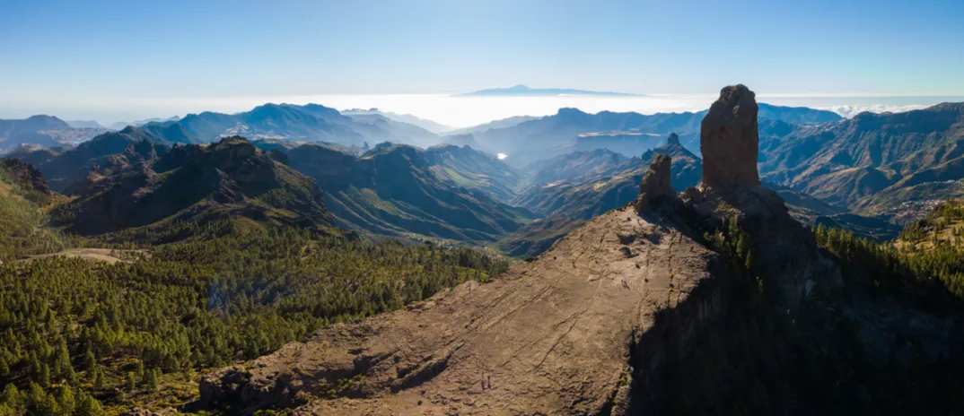 Berge von Gran Canaria mit weiter Aussicht