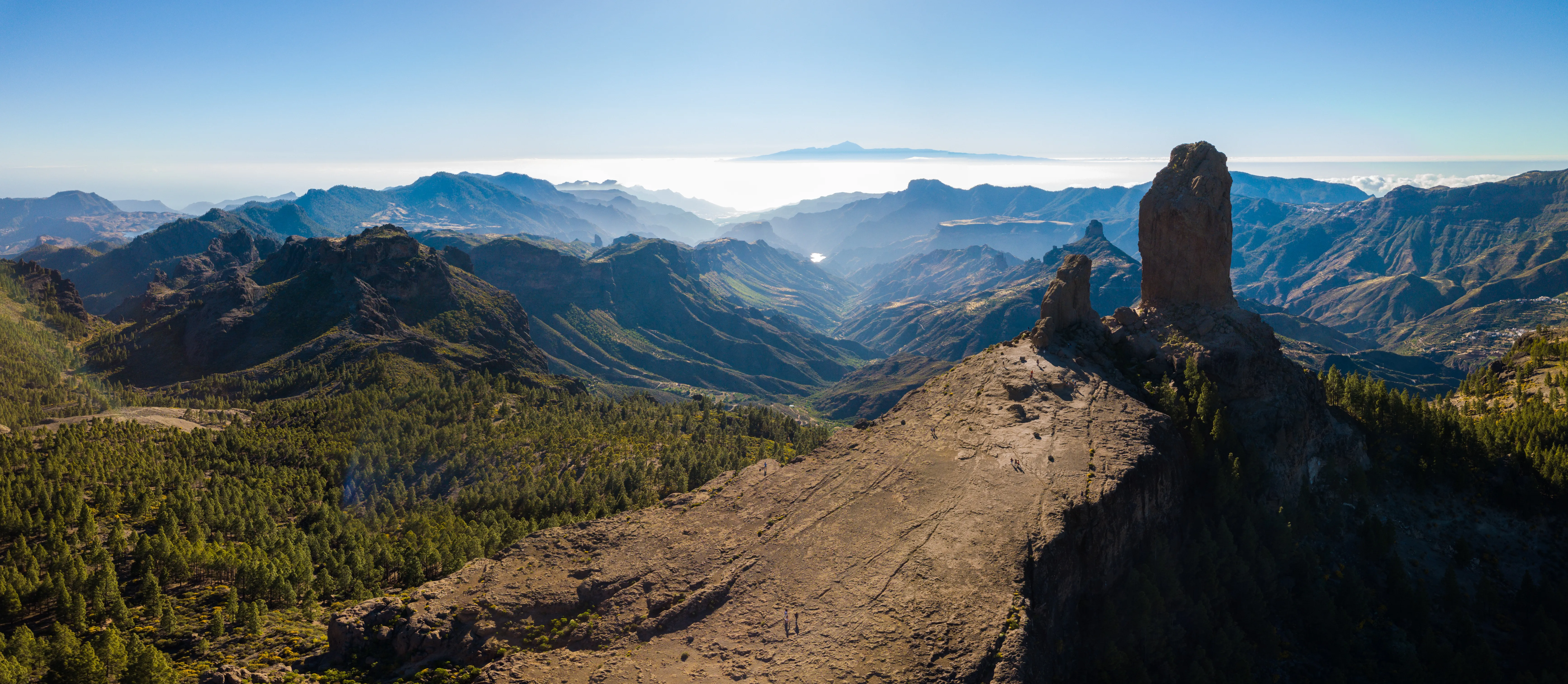 Berge von Gran Canaria mit weiter Aussicht