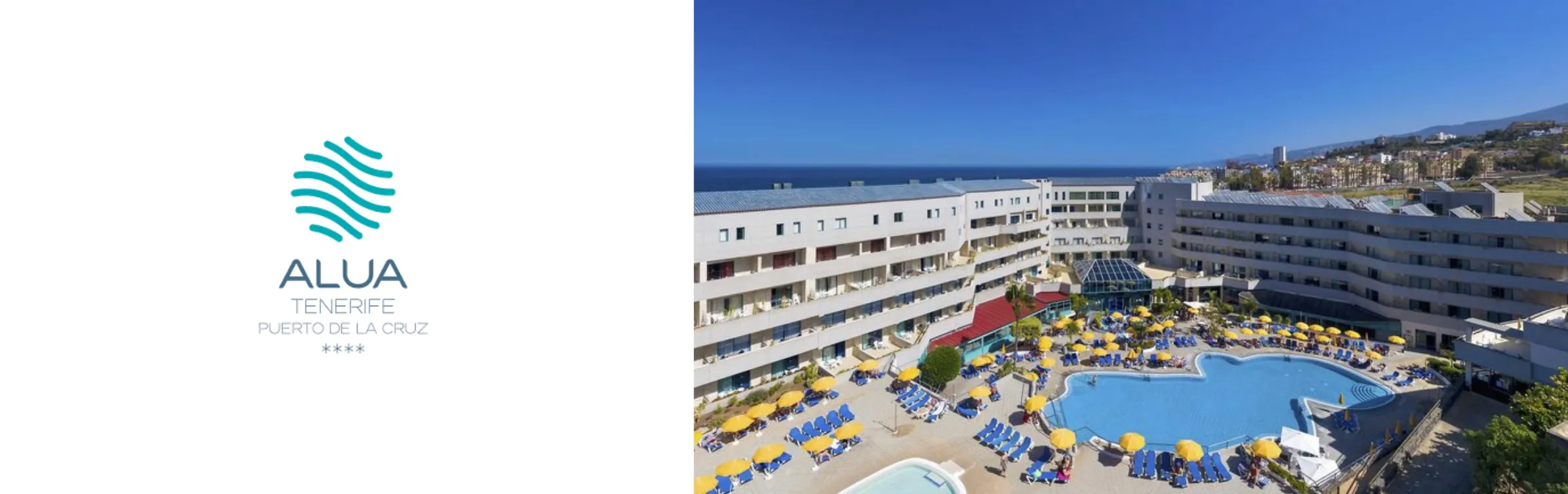Alua Tenerife mit Meer im Hintergrund