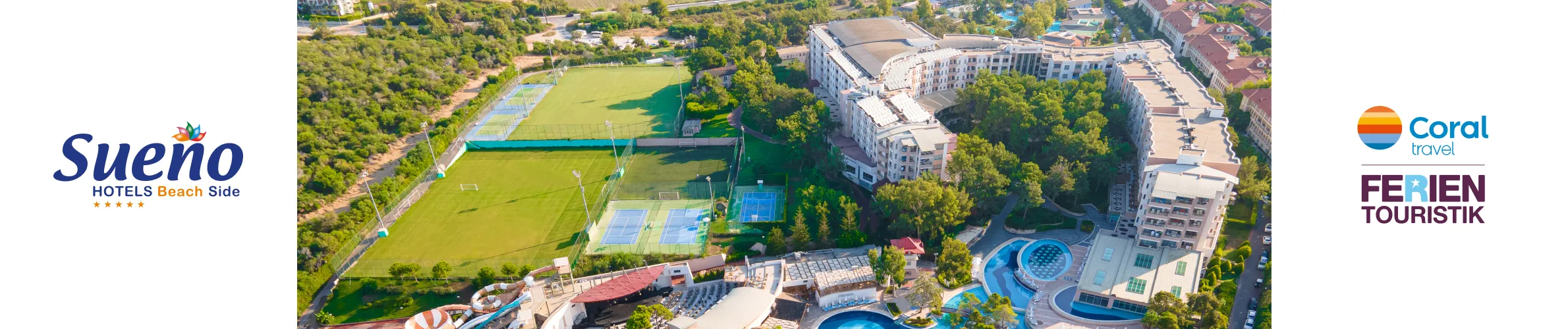 Hotelanlage in Side mit Fussballplatz